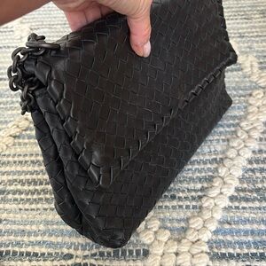 Bottega Veneta Black Olympia bag available !